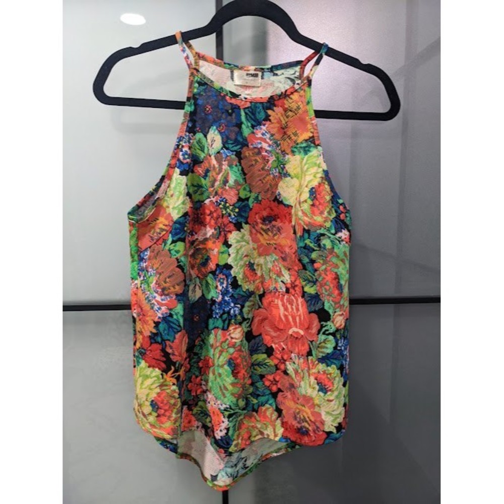Rumor Boutique | Bright Floral Summer Tank Top Size: Small Festival